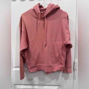 Pink Hoodie - Uniqlo Dusty Rose Cotton Hoodie